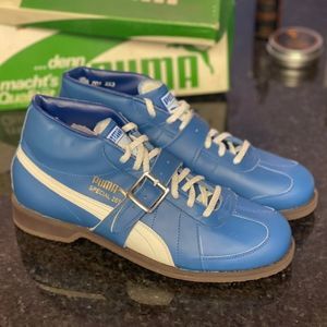 Men's Vintage 1980's Puma Weightlifting Shoes Size 6 1/2
